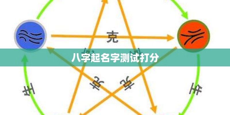 八字起名字测试打分