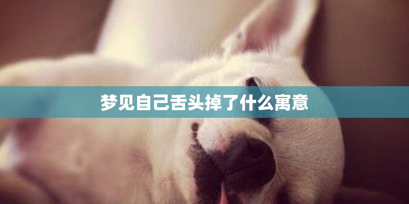 梦见自己舌头掉了什么寓意