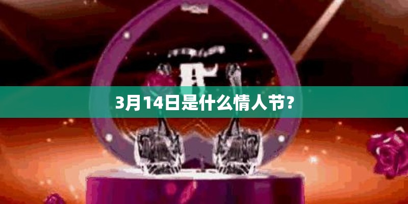 3月14日是什么情人节？