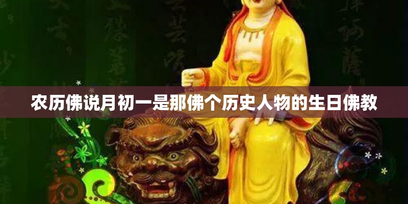 农历佛说月初一是那佛个历史人物的生日佛教
