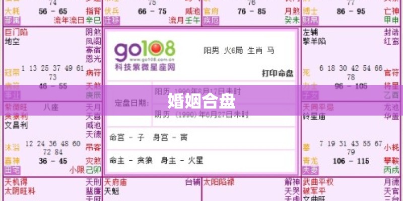 婚姻合盘