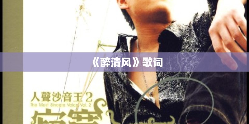《醉清风》歌词