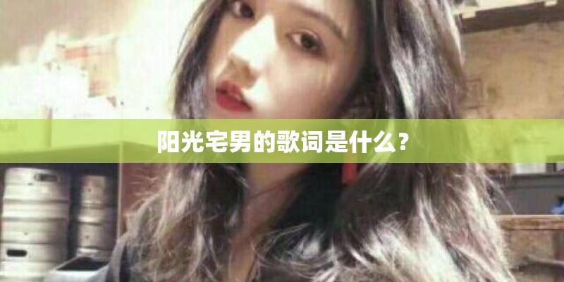 阳光宅男的歌词是什么？