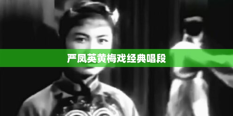 严凤英黄梅戏经典唱段