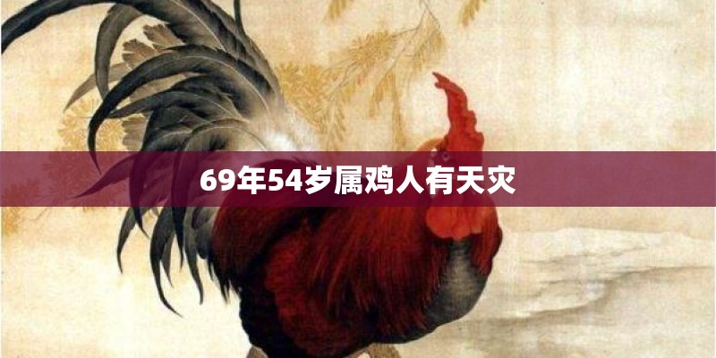69年54岁属鸡人有天灾
