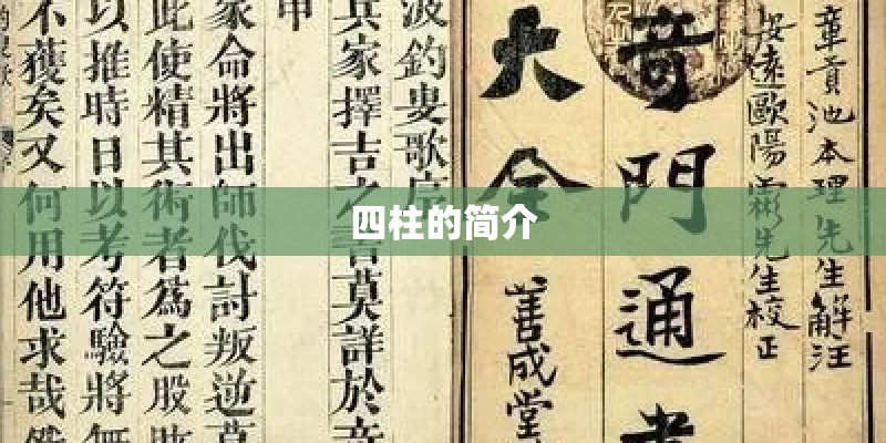 四柱的简介