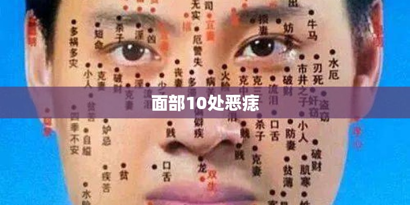面部10处恶痣