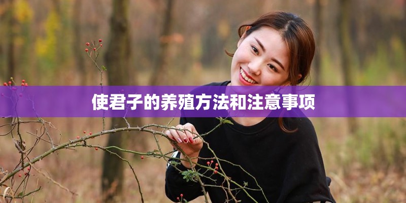 使君子的养殖方法和注意事项
