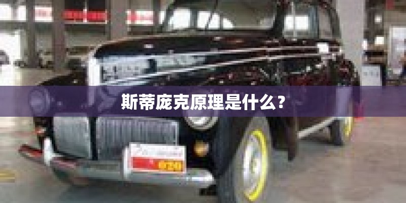 斯蒂庞克原理是什么？