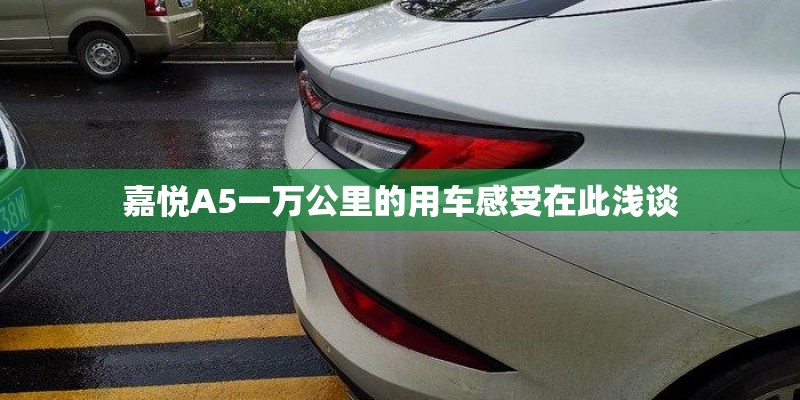 嘉悦A5一万公里的用车感受在此浅谈