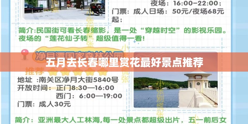 五月去长春哪里赏花最好景点推荐