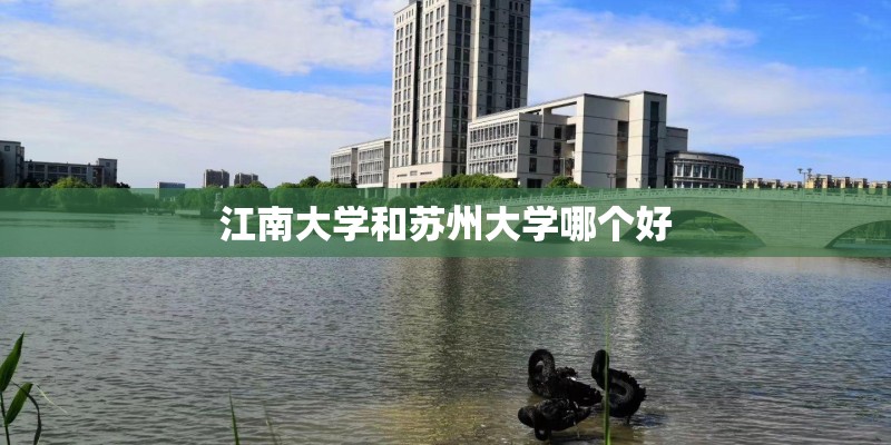 江南大学和苏州大学哪个好