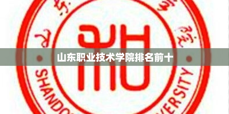 山东职业技术学院排名前十