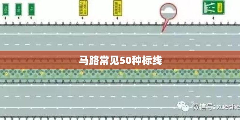 马路常见50种标线