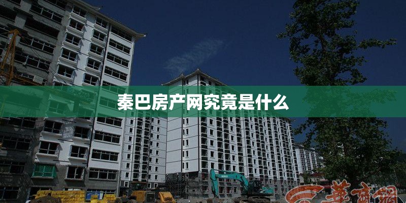 秦巴房产网究竟是什么