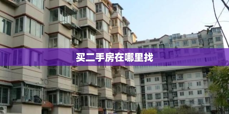 买二手房在哪里找