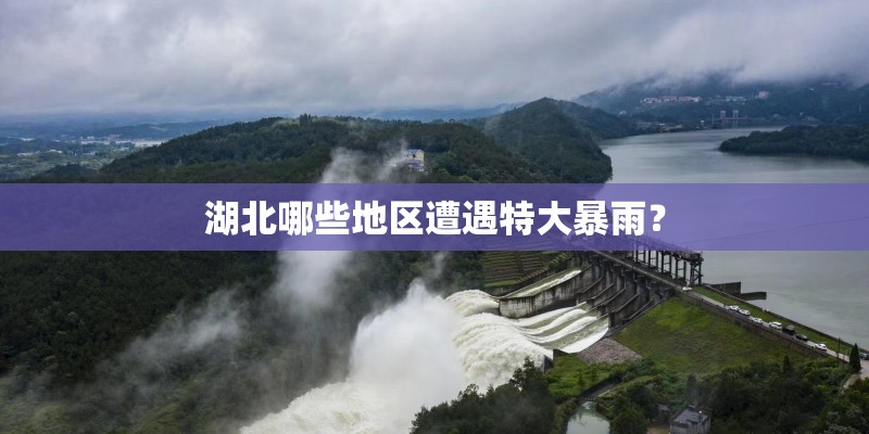 湖北哪些地区遭遇特大暴雨？