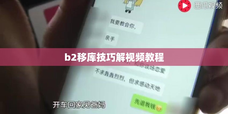 b2移库技巧解视频教程