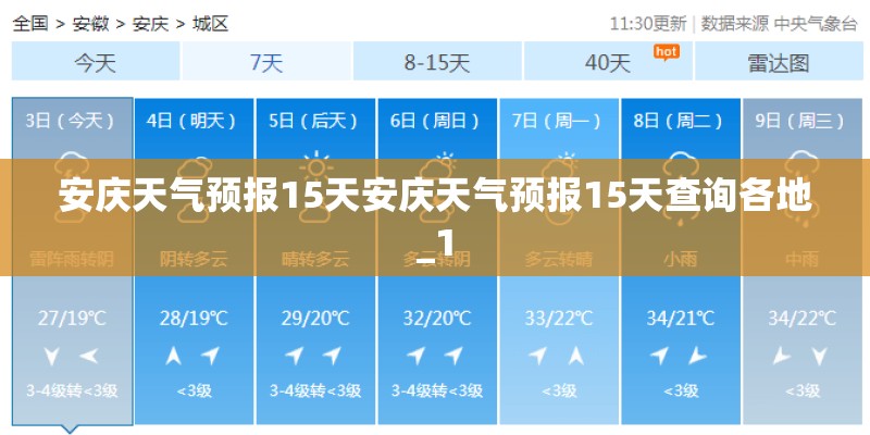 安庆天气预报15天安庆天气预报15天查询各地_1