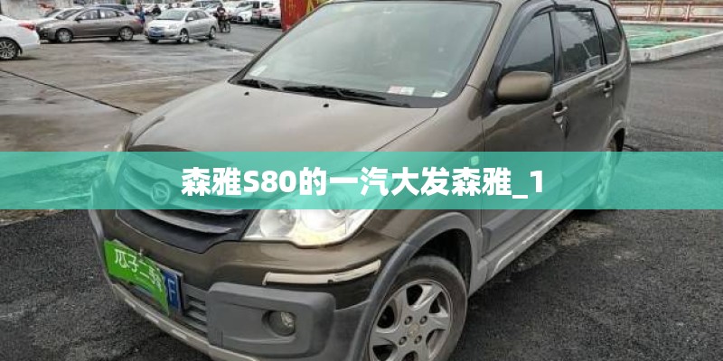森雅S80的一汽大发森雅_1