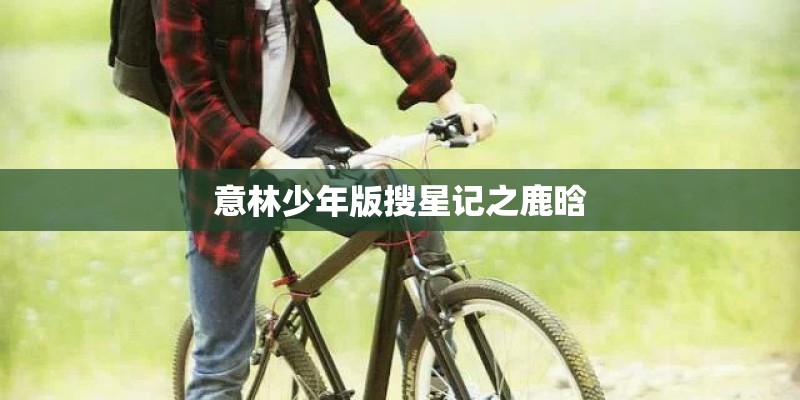 意林少年版搜星记之鹿晗