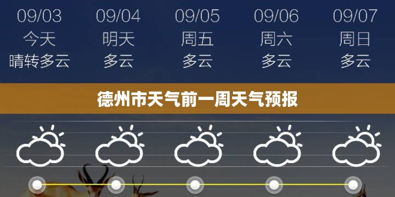 德州市天气前一周天气预报