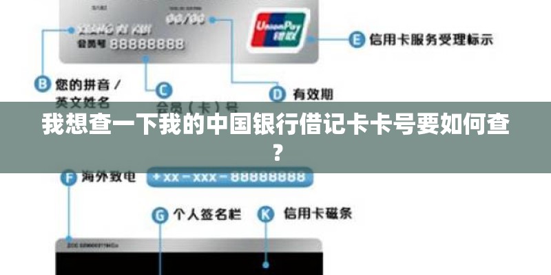 我想查一下我的中国银行借记卡卡号要如何查？