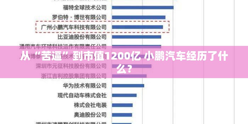 从“苦逼”到市值1200亿 小鹏汽车经历了什么？