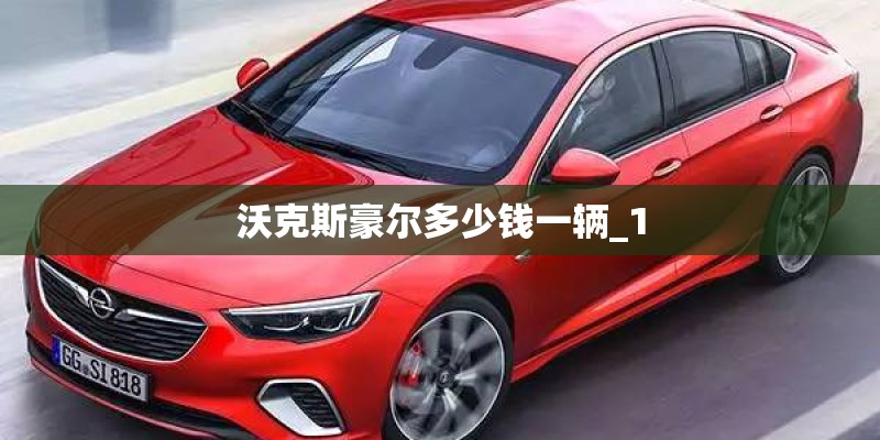 沃克斯豪尔多少钱一辆_1