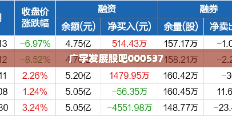 广宇发展股吧000537