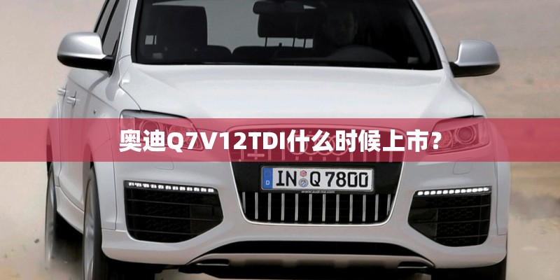 奥迪Q7V12TDI什么时候上市？