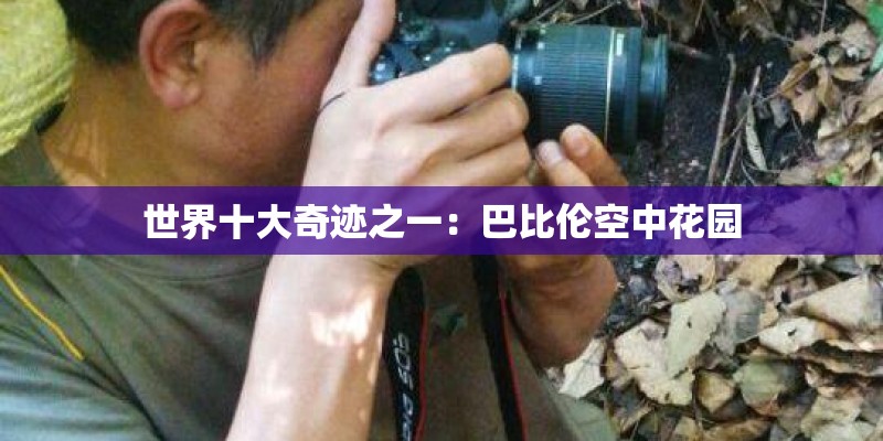 世界十大奇迹之一：巴比伦空中花园