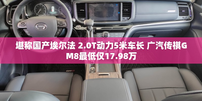堪称国产埃尔法 2.0T动力5米车长 广汽传祺GM8最低仅17.98万