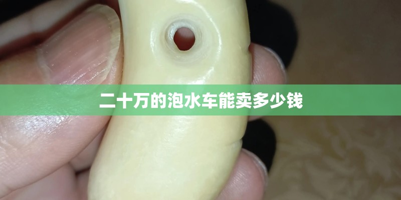 二十万的泡水车能卖多少钱
