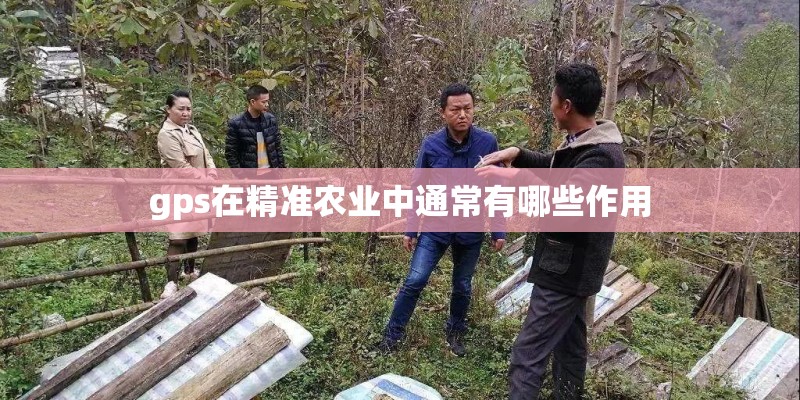 gps在精准农业中通常有哪些作用