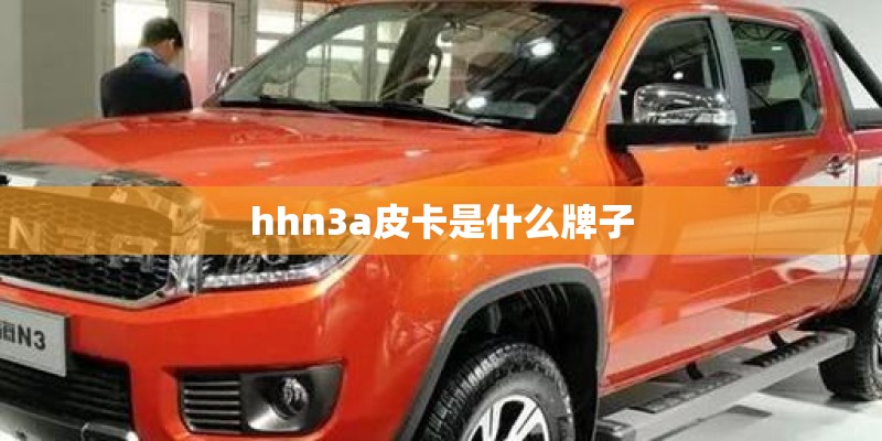 hhn3a皮卡是什么牌子