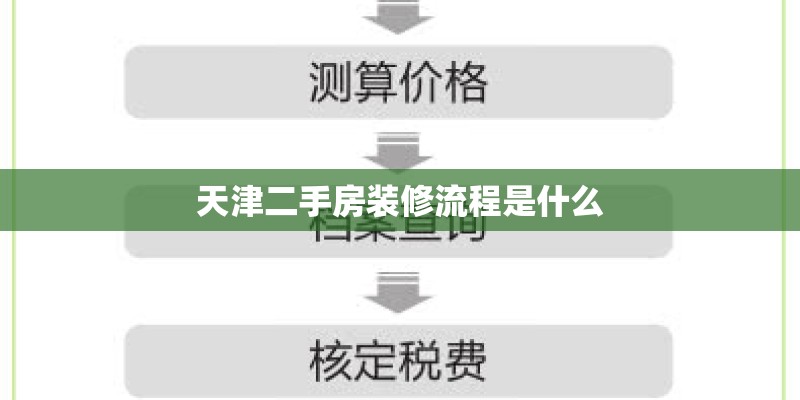 天津二手房装修流程是什么