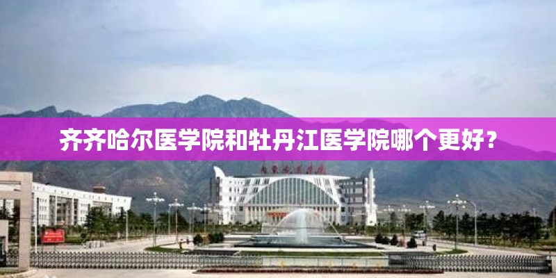 齐齐哈尔医学院和牡丹江医学院哪个更好？