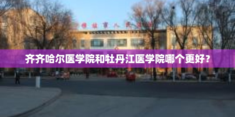 齐齐哈尔医学院和牡丹江医学院哪个更好？