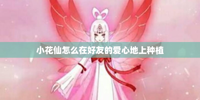 小花仙怎么在好友的爱心地上种植