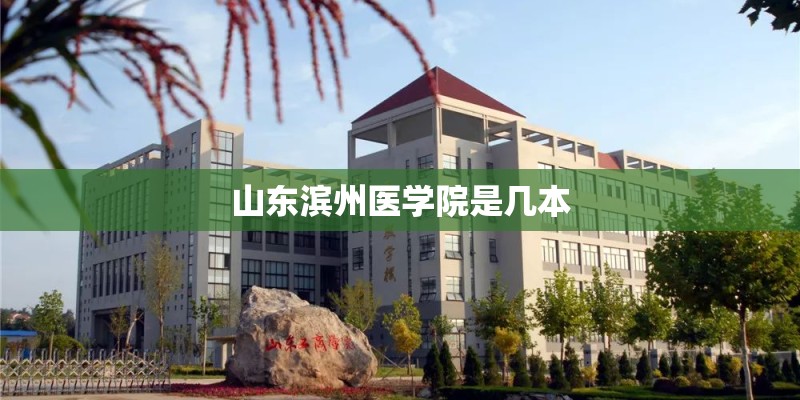 山东滨州医学院是几本 山东滨州医学院是几本