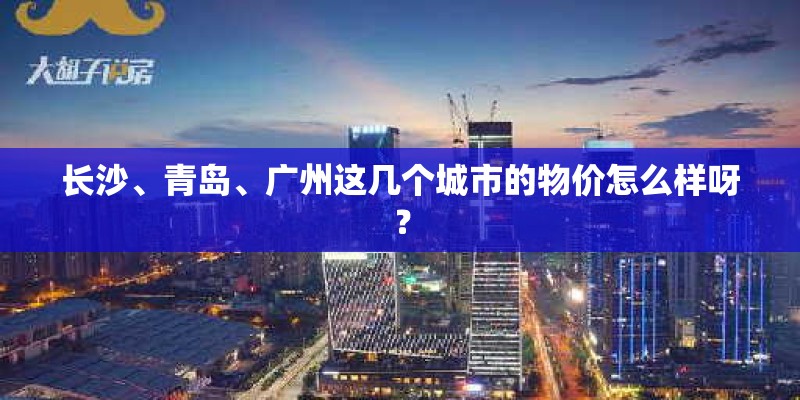 长沙、青岛、广州这几个城市的物价怎么样呀? 长沙、青岛、广州这几个城市的物价怎么样呀?