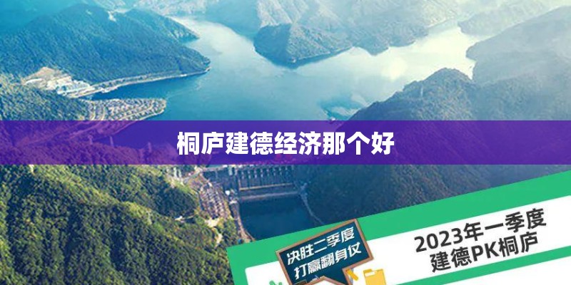 桐庐建德经济那个好