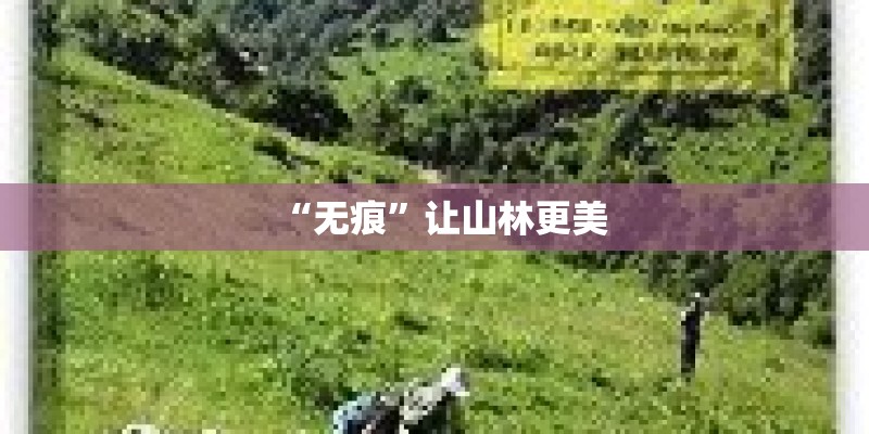 “无痕”让山林更美 “无痕”让山林更美