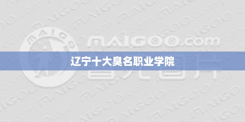 辽宁十大臭名职业学院