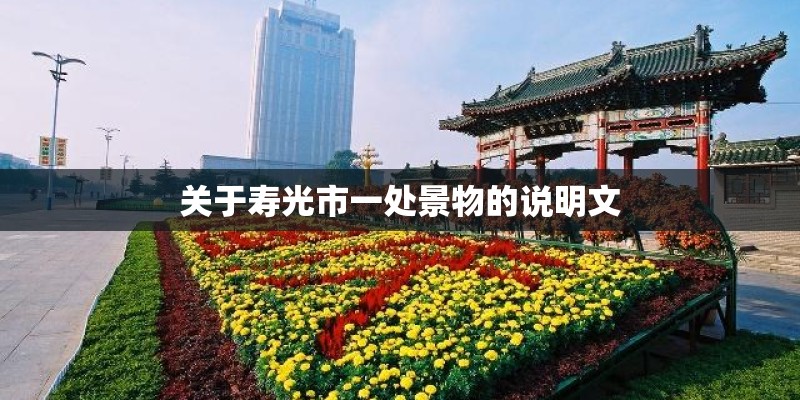 关于寿光市一处景物的说明文