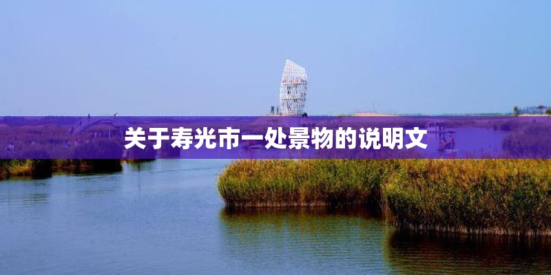 关于寿光市一处景物的说明文