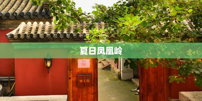 夏日凤凰岭