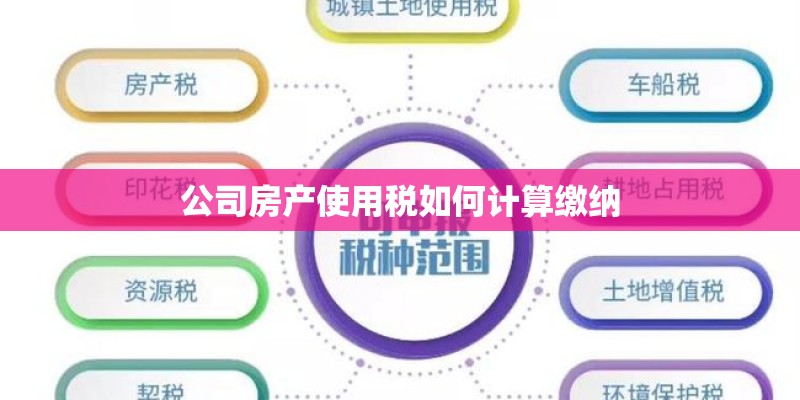 公司房产使用税如何计算缴纳