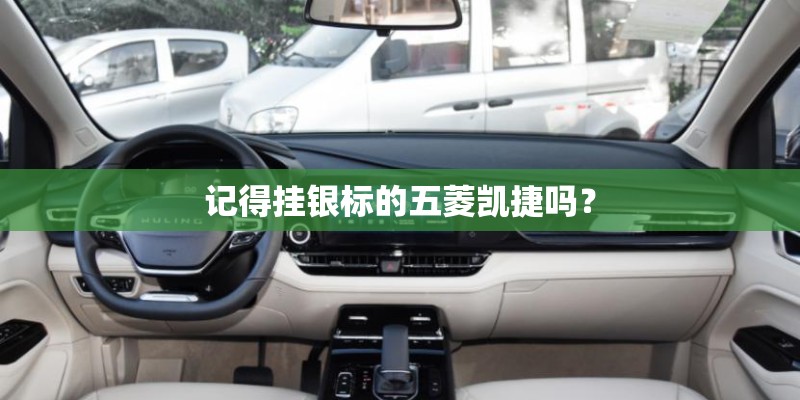 记得挂银标的五菱凯捷吗? 记得挂银标的五菱凯捷吗?